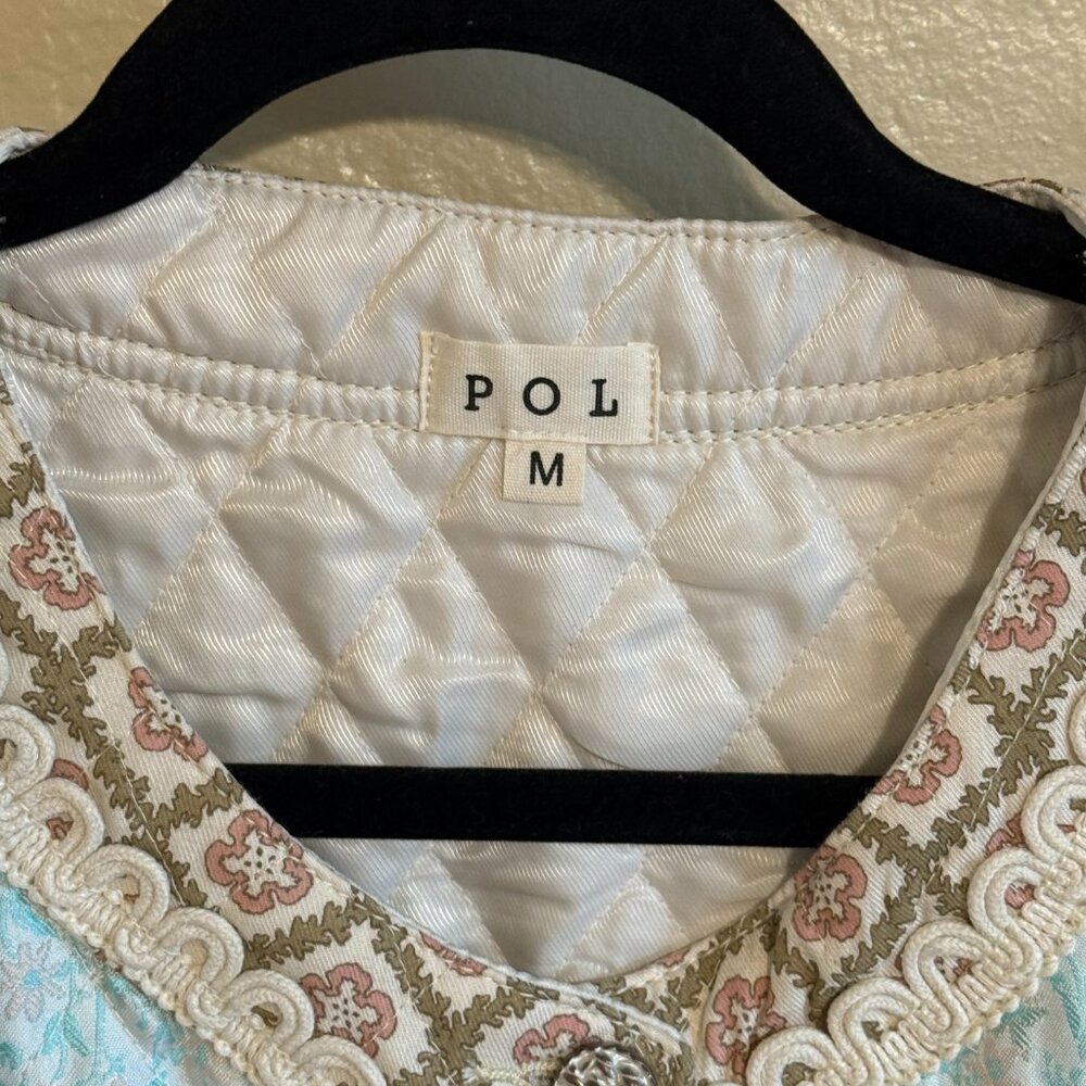 POL Quilted Patchwork Jacket Great Details - Medi… - image 6